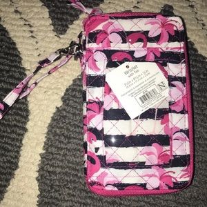 Wristlet with cell phone pocket